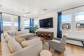 Condo, 3 Bedrooms | Living area | Smart TV - Azure Sands 3 Bedroom Condo (St. George)