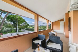 Family Apartment, Multiple Bedrooms (One Bedroom Apt With Pool And Garden) | View from room - Borgo Panicale Apartments (Panicale)