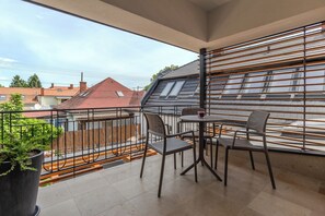 Apartamento de lujo, 1 habitación (Fulop Panzio-Red Lollipop Apartment) | Balcón