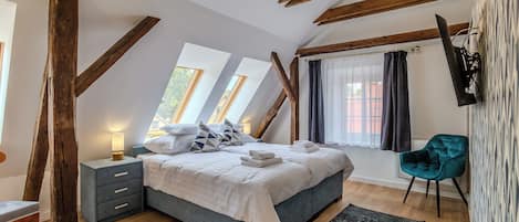 Luxury-Zimmer, Mehrere Schlafzimmer (Fulop Panzio-Blue Dragonfly Room)