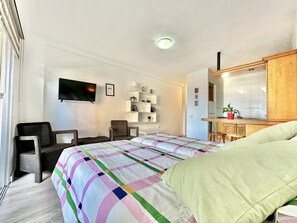 1 bedroom, iron/ironing board