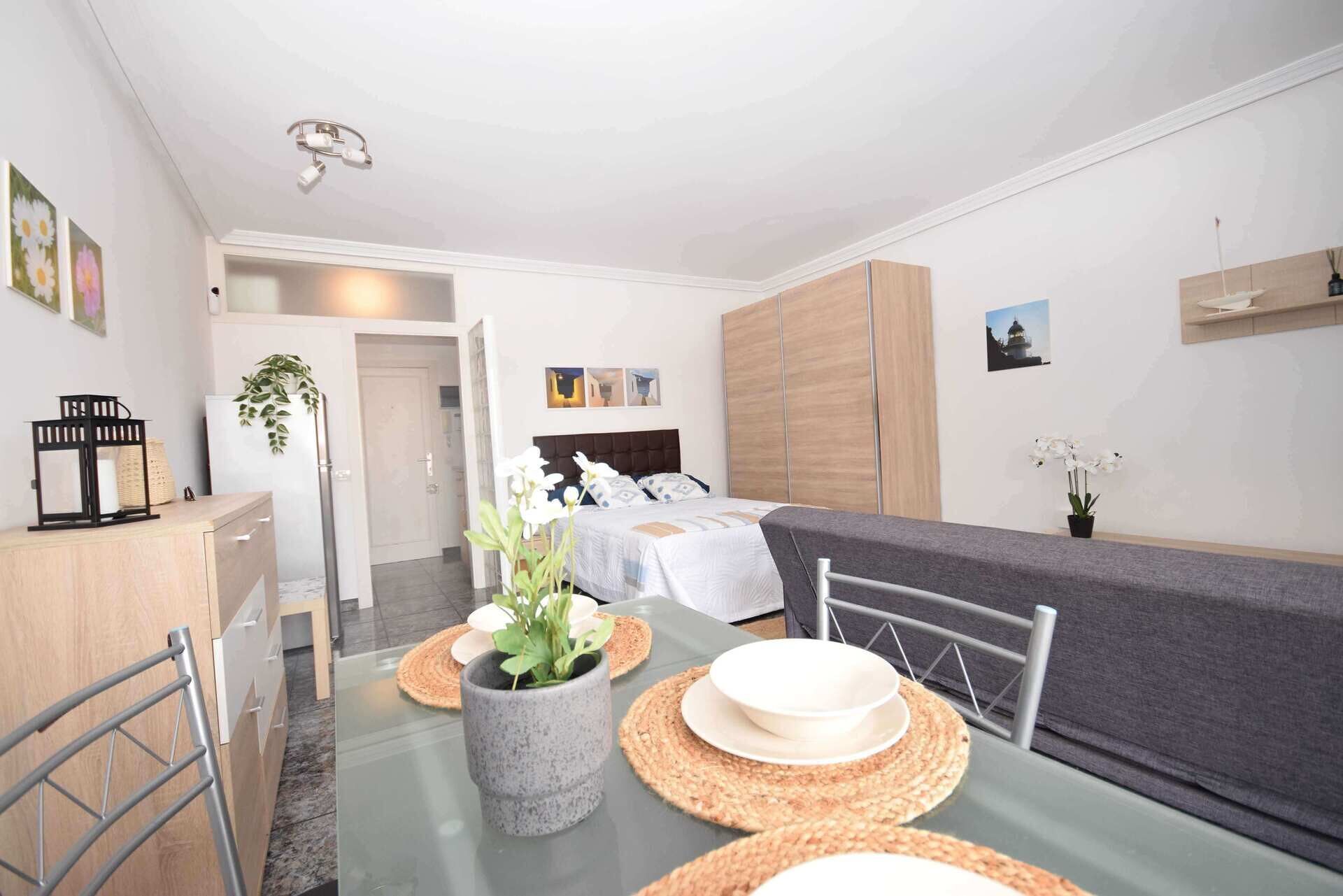 1 bedroom, iron/ironing board