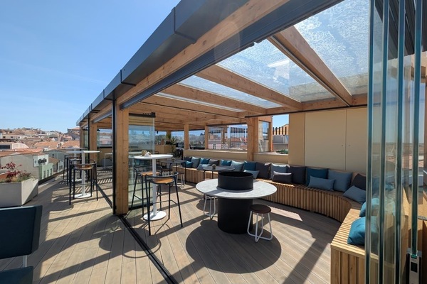 Terraza en la azotea