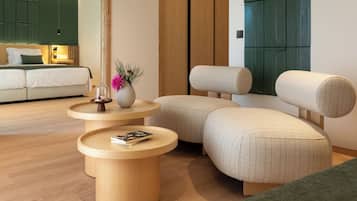 Superior-Suite, Balkon, Gartenblick
