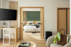 Superior Suite, Balcony, Garden View | Desk, laptop workspace, free WiFi