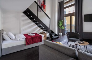 1 室のベッドルーム、アイロン / アイロン台、WiFi、ベッドシーツ