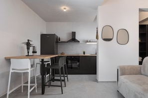 Classic-Apartment, Meerblick | Wohnbereich