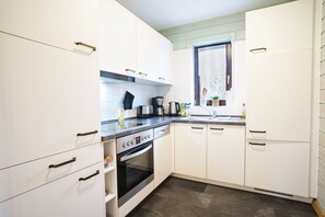 Mikrovågsugn, ugn, spishäll och diskmaskin