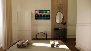 Ferienhaus, 2 Schlafzimmer, Raucher, Gartenblick | Wohnzimmer
