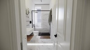 Maison, 2 chambres, fumeur, vue sur le jardin | Salle de bain