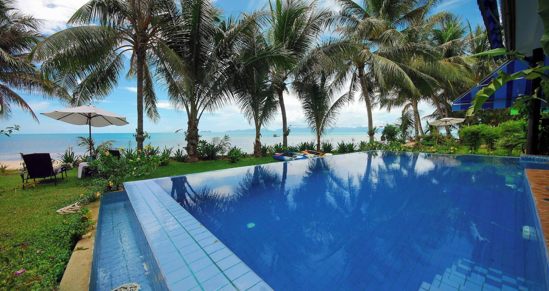 Vila, 3 quartos, para fumantes, piscina particular | Piscina | Piscina interna
