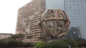 A modern building with a unique spherical sculpture in the foreground. - Naples Stay Inn - close to metro & all connections (Napoli)