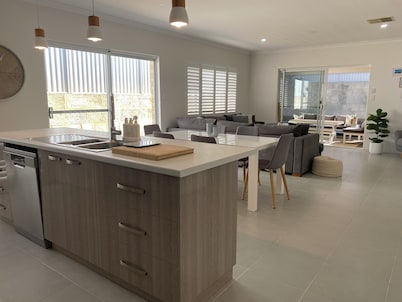 Family friendly accommodation close to the beach.