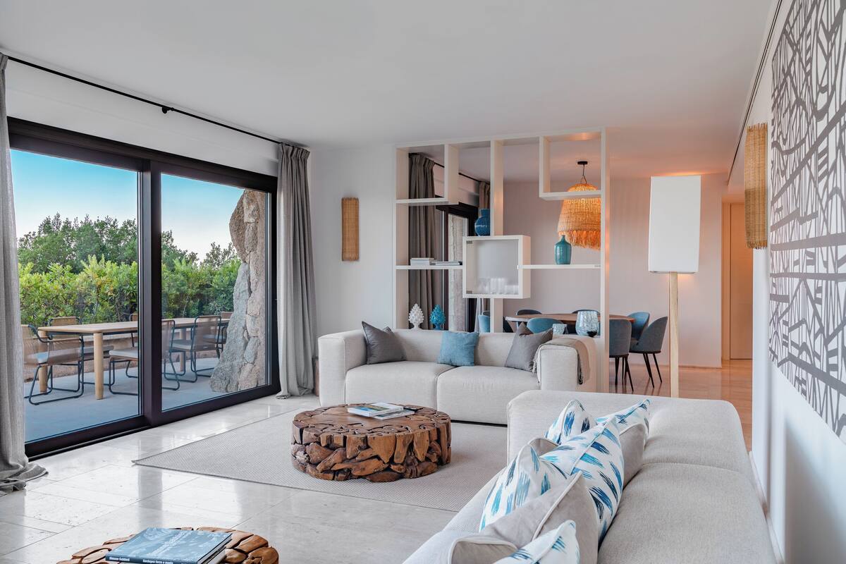 Panoramic-Apartment, 1 Schlafzimmer | Wohnbereich