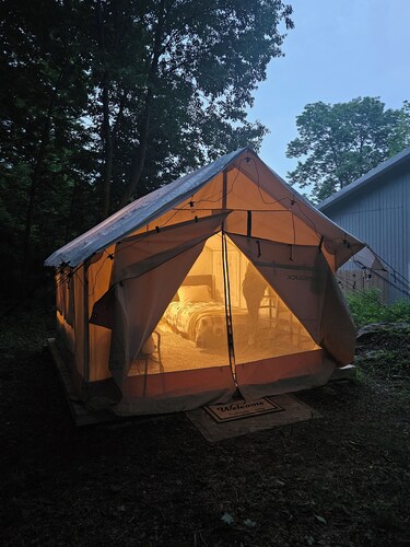Trailside Camp - Glamping Tent near Oneonta & Cooperstown