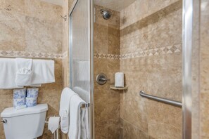 Hair dryer, towels