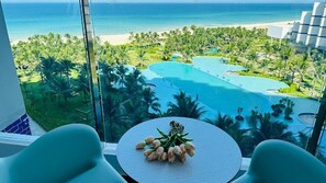 Standard Room, Beach View | Egyptian cotton sheets, premium bedding, in-room safe, laptop workspace - Arena Jakovi Condotel (Cam Ranh)