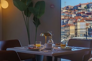Daily buffet breakfast (EUR 15 per person)
