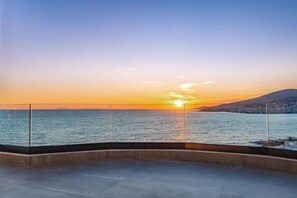 Penthouse Deluxe, vue mer | Terrasse/Patio