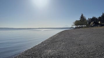 On the beach