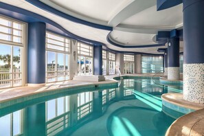 Indoor pool, outdoor pool