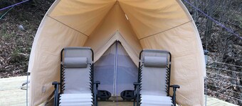 Okama Abon Bell Tent, River View Taino Woods 15 minutes to Bethel Woods Concerts