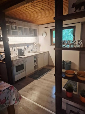Kühlschrank, Ofen, Herdplatte, Geschirrspüler