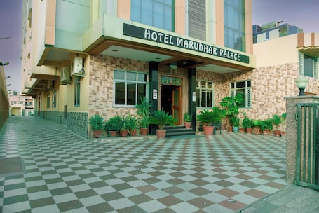 Front of property. Hotel Marudhar Palace