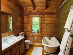 Towels, soap, toilet paper