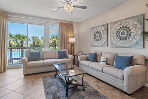 Condo, Multiple Beds (Crescent 109) | Living area - Crescent 109 (Miramar Beach)