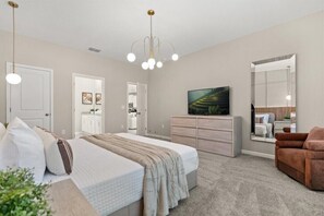 7 dormitorios, tabla de planchar con plancha, wifi y ropa de cama