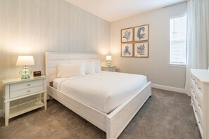 4 slaapkamers, een strijkplank/strijkijzer, wifi, beddengoed