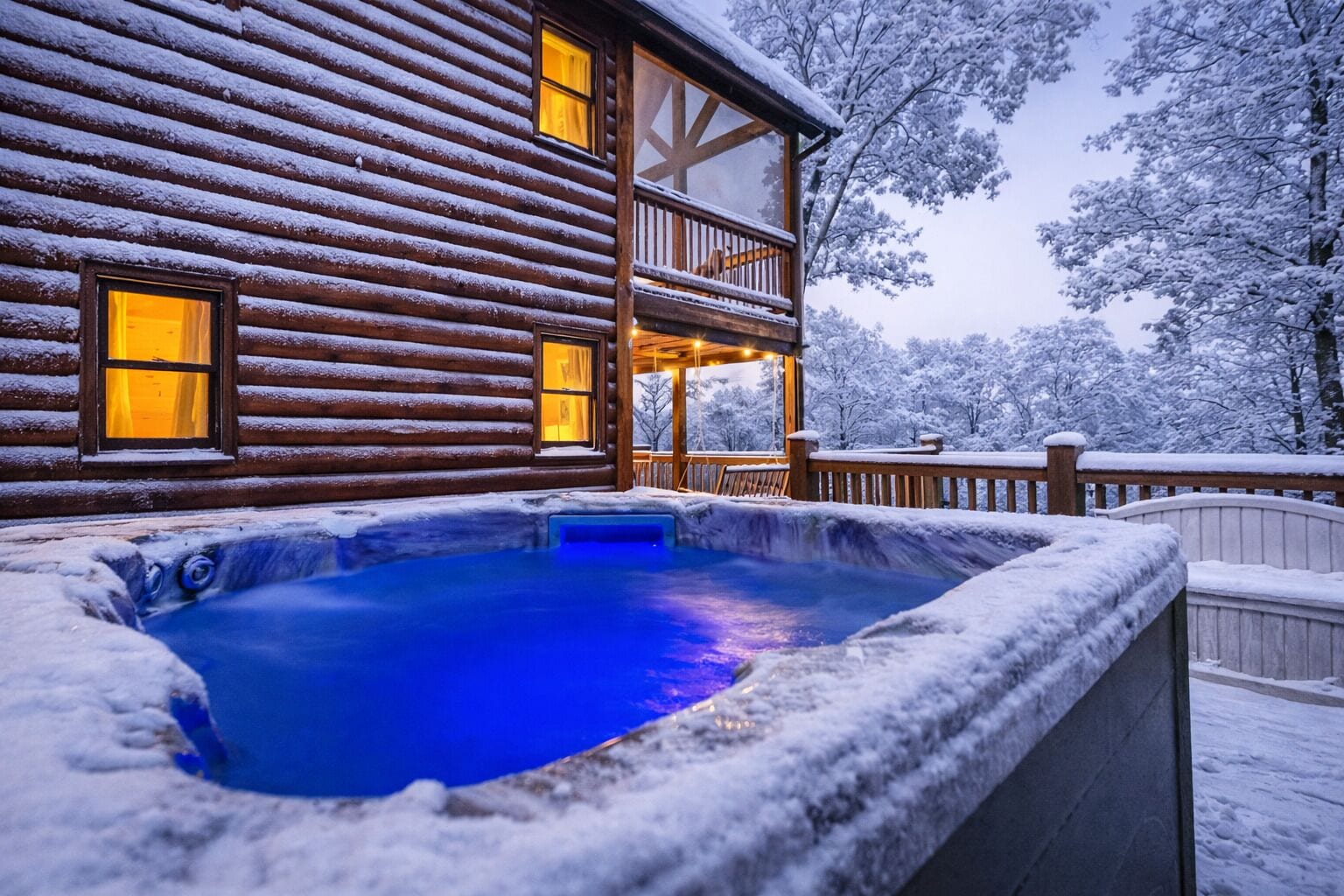 Tina de hidromasaje al aire libre