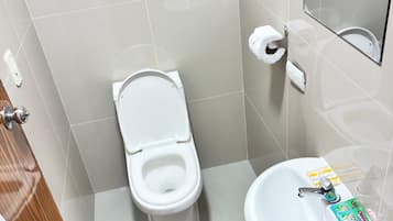 Deluxe Single Room | Bathroom | Shower, hair dryer, towels, soap