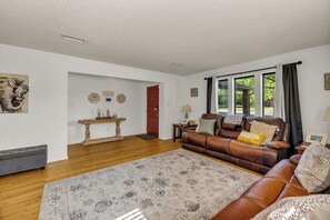 Smart-tv en een open haard