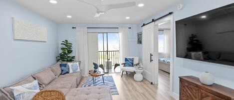 Condo (2 Bedrooms) | Living area | TV