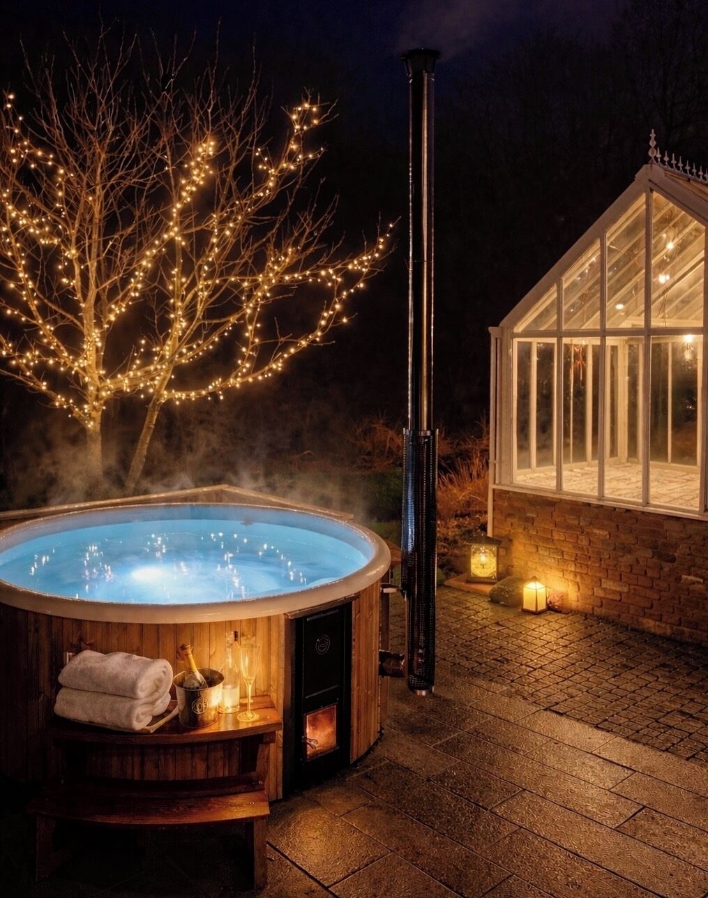 Bain à remous extérieur