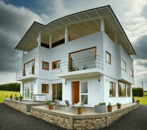 Fassade der Unterkunft