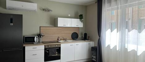 Microwave, oven, stovetop