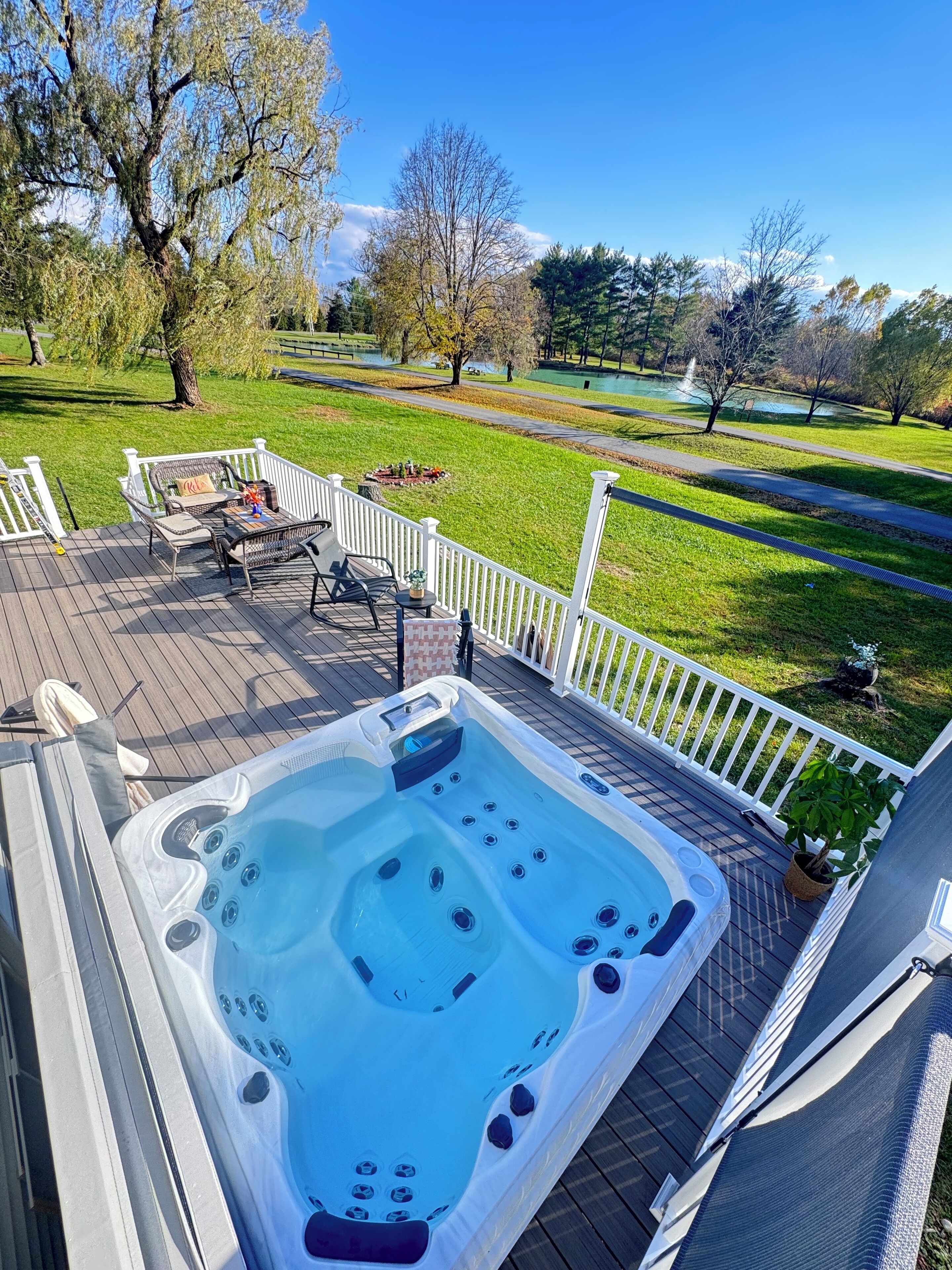 Bain à remous extérieur