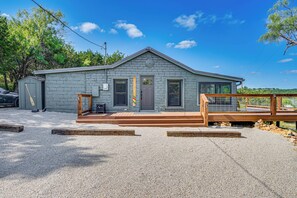 Exterior - Lake View + Huge Deck: Cozy Possum Kingdom Retreat (Graham)