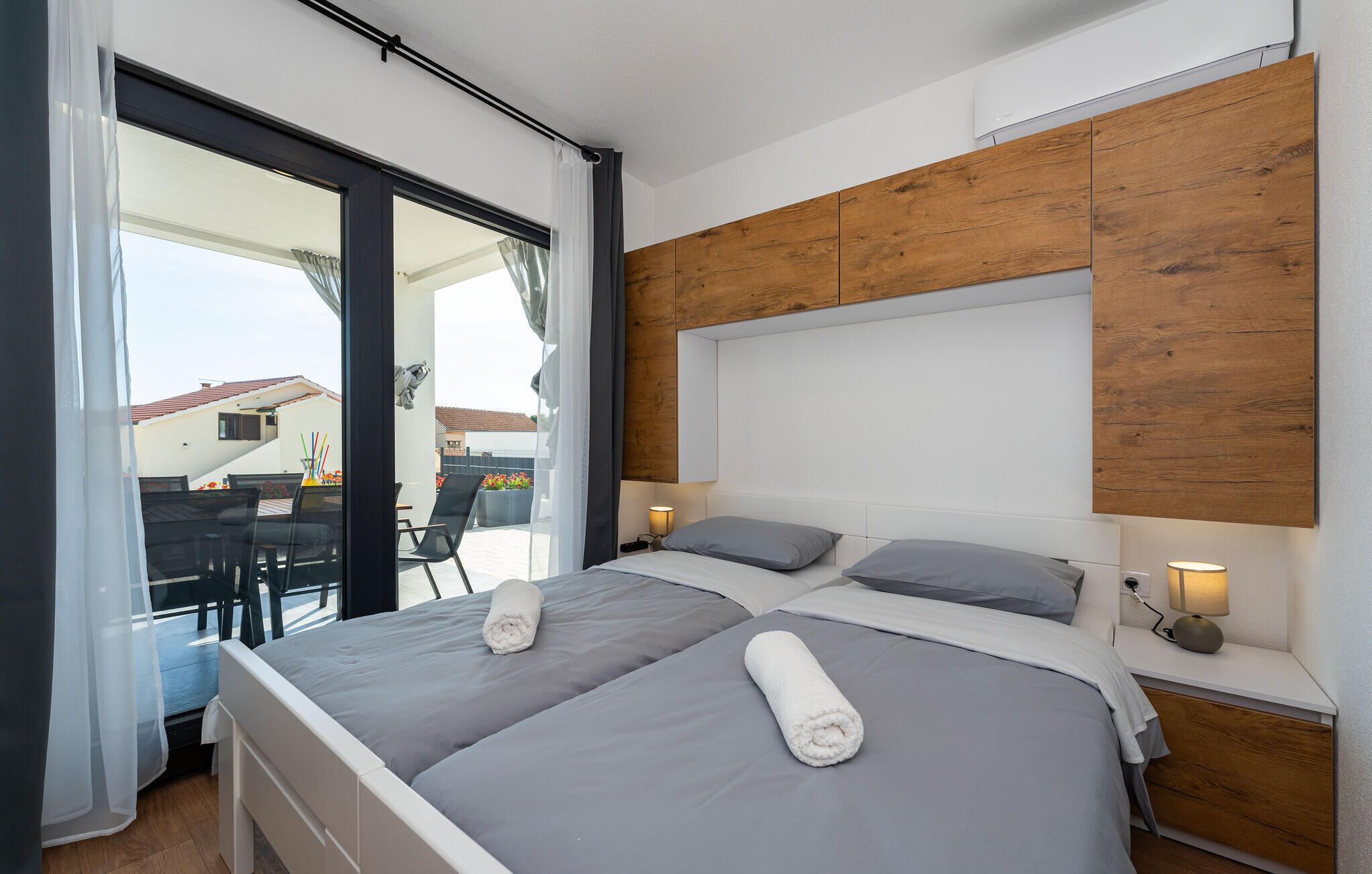 2 slaapkamers, een strijkplank/strijkijzer, gratis wifi