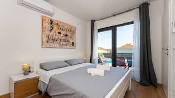 2 slaapkamers, een strijkplank/strijkijzer, gratis wifi