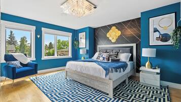 5 habitaciones, tabla de planchar con plancha, wifi y ropa de cama