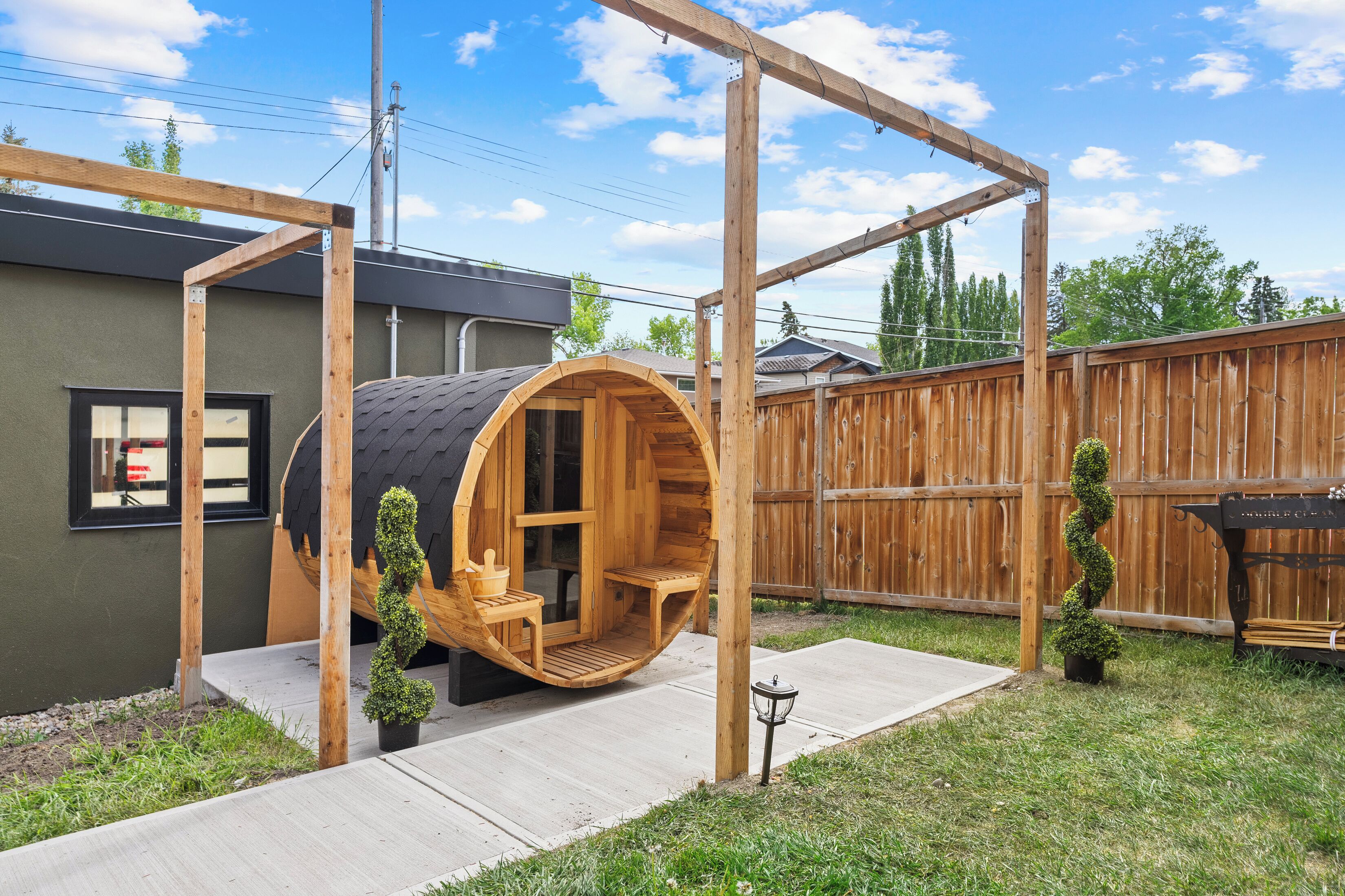 Enceinte de l’hébergement