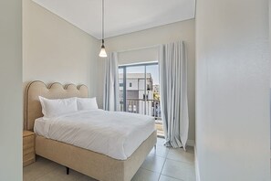 2 slaapkamers, een strijkplank/strijkijzer, wifi, beddengoed