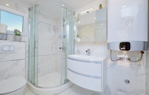 Shower, hair dryer