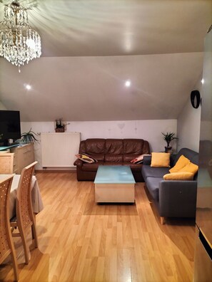 Living area - Vacation rental, town house in the heart of Gerardmer for 10 people (Gérardmer)