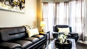 Huoneisto | Oleskelualue | LCD-televisio, Netflix, Hulu, suoratoistopalvelut