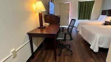 Standard Room, 2 Double Beds, Non Smoking | Desk, WiFi (free)